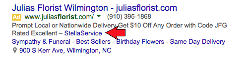 Adwords Review Extension