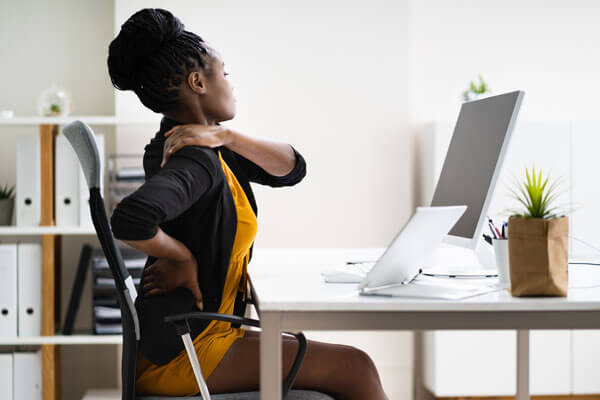 Back Pain For Working at a Computer