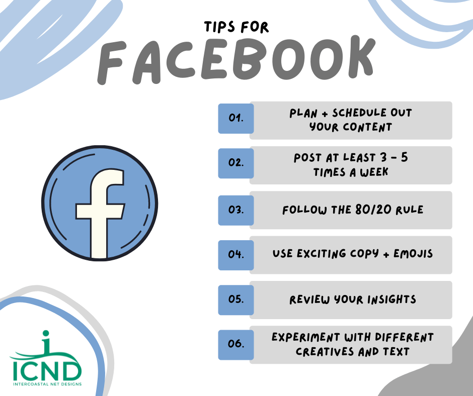 making social media fun again with a graphic outlining a few Facebook tips and tricks