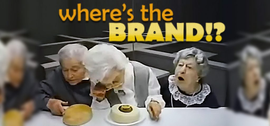 Funny Graphic "Where's the Brand" 