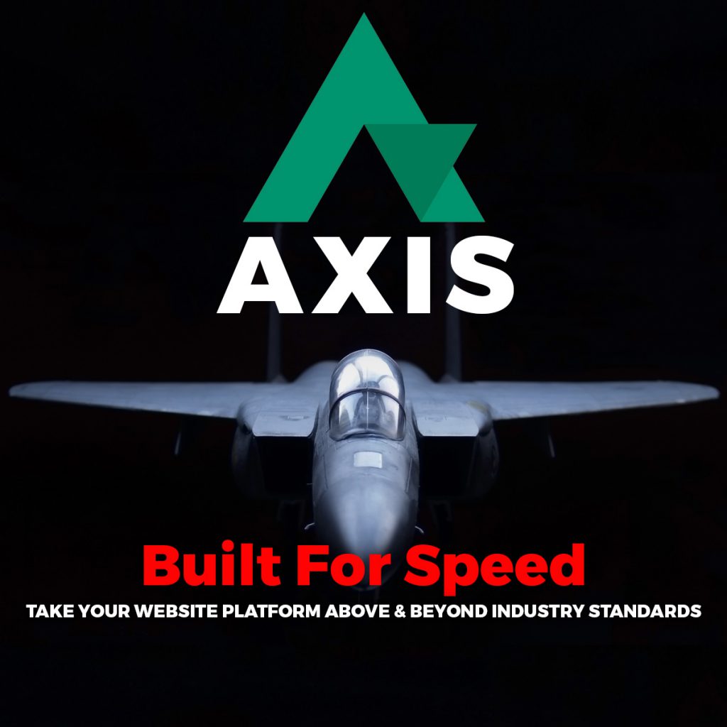 Axis Website built for speed jet flying