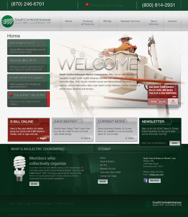 Website Redesign of SCAEC