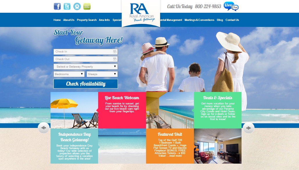 ra beach getaways